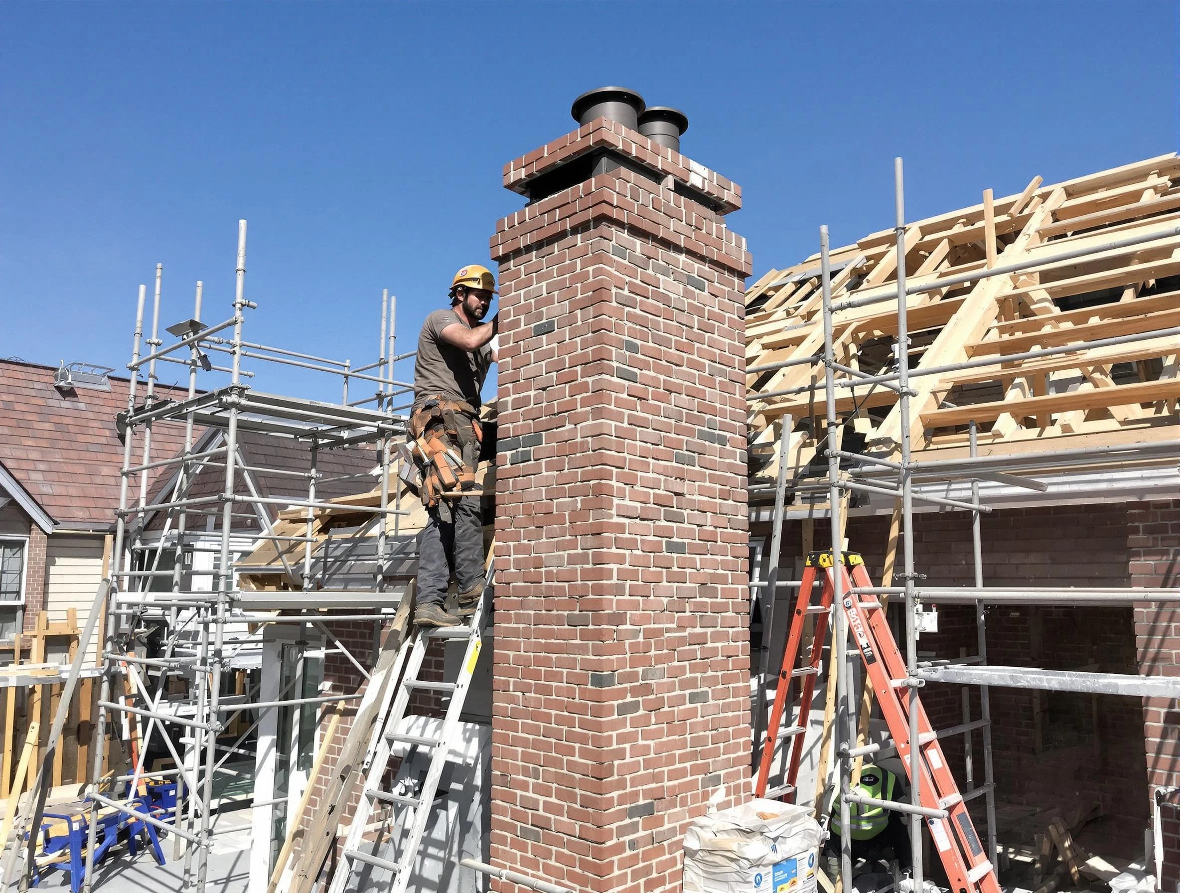 New chimney installation completed by North Fayette Chimney Sweep in North Fayette, PA