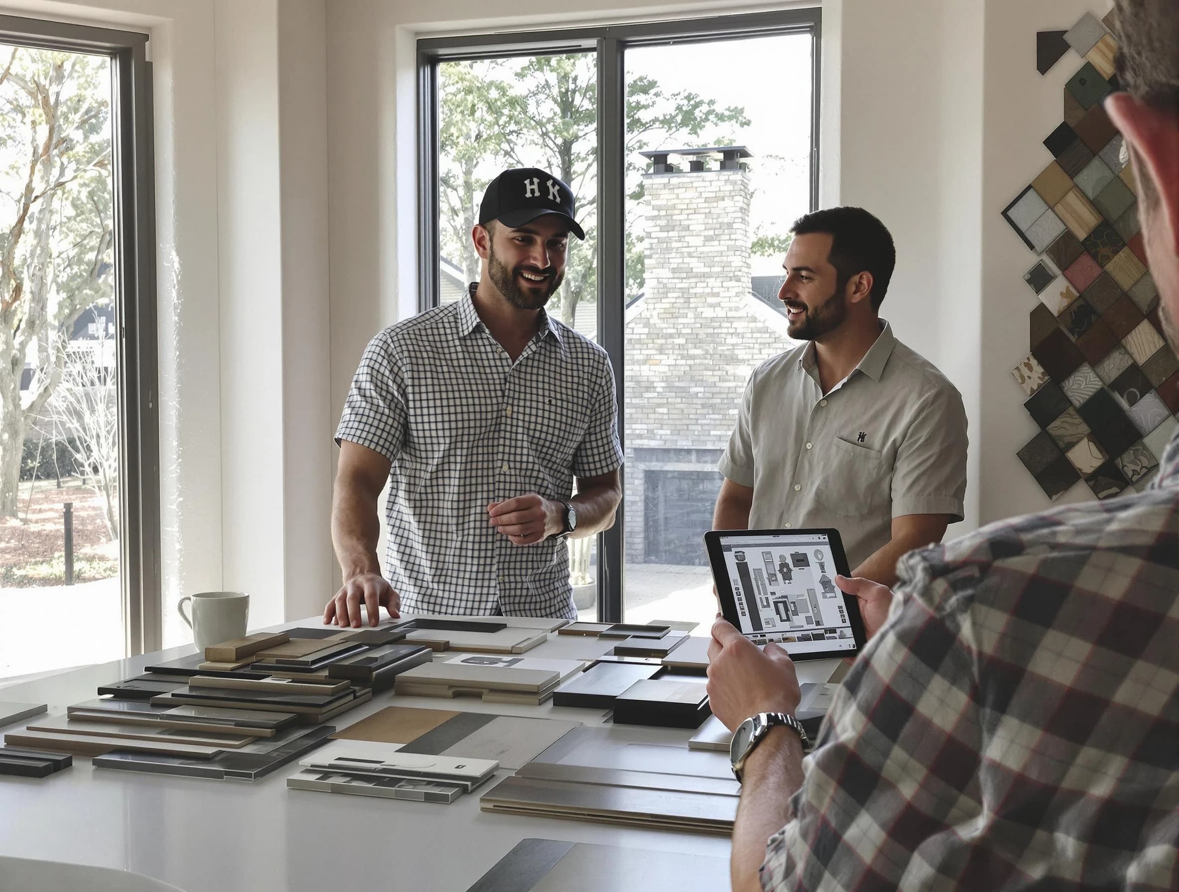North Fayette Chimney Sweep remodeling a chimney and fireplace in North Fayette, PA