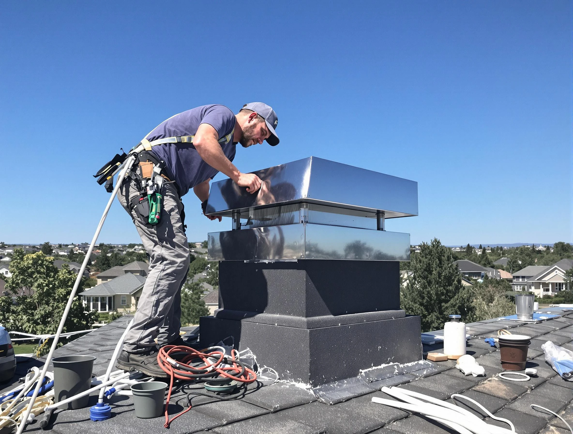 Chimney Cap Services in North Fayette