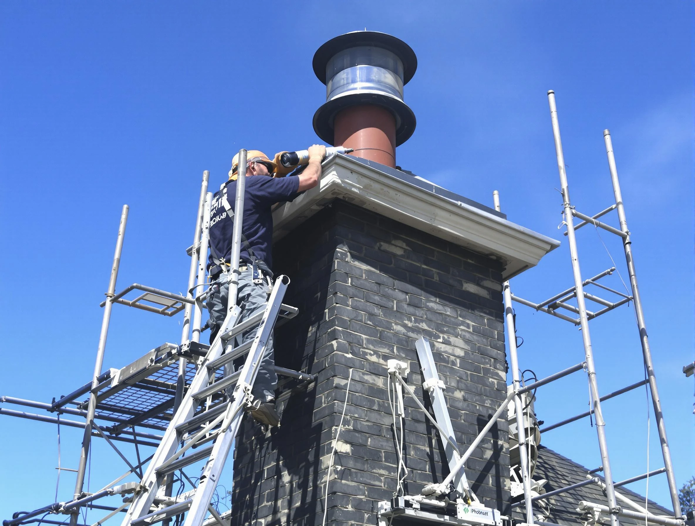 Sturdy chimney crown finished by North Fayette Chimney Sweep in North Fayette, PA
