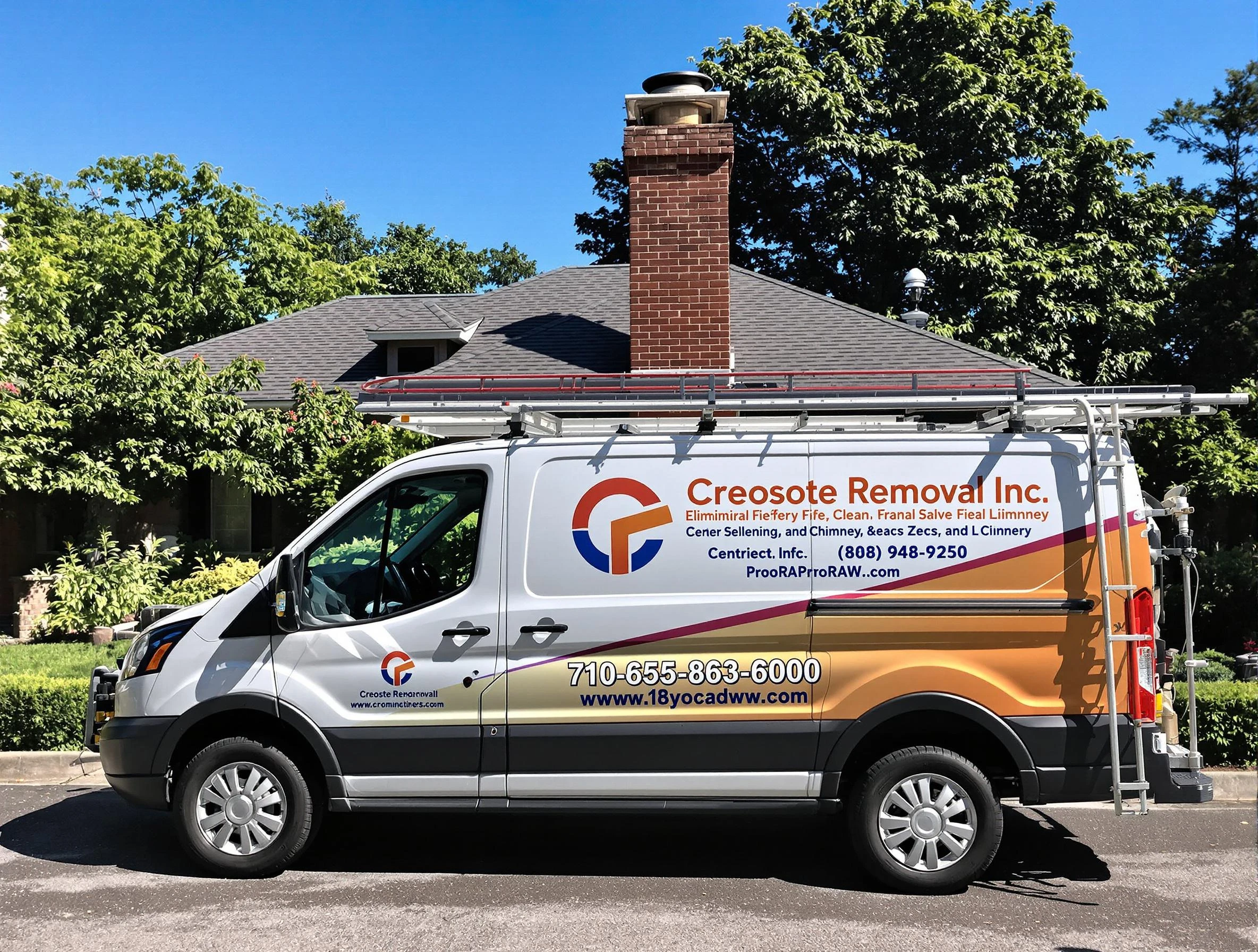 North Fayette Chimney Sweep technician removing creosote safely in North Fayette, PA
